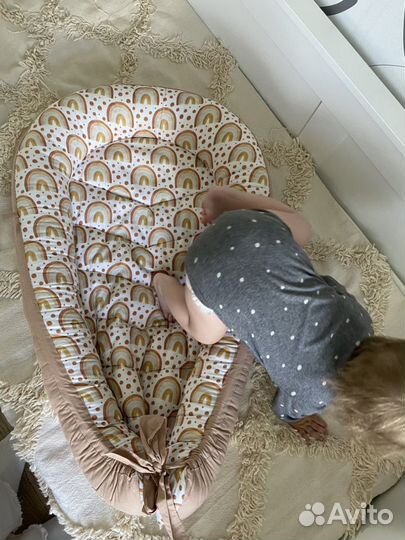 Кокон гнездышко матрасик