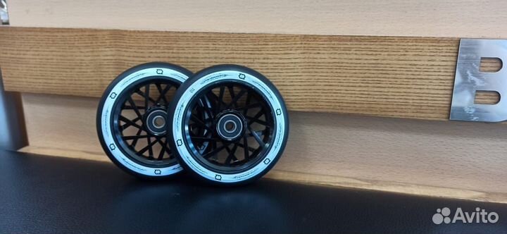 Колесо skip Slash; серый-черный