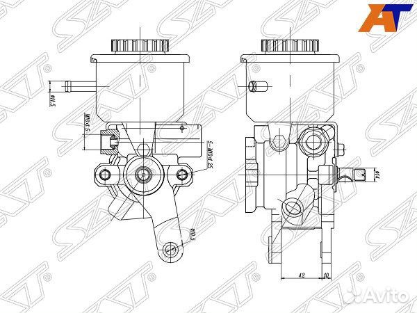 Насос гур toyota sprinter carib