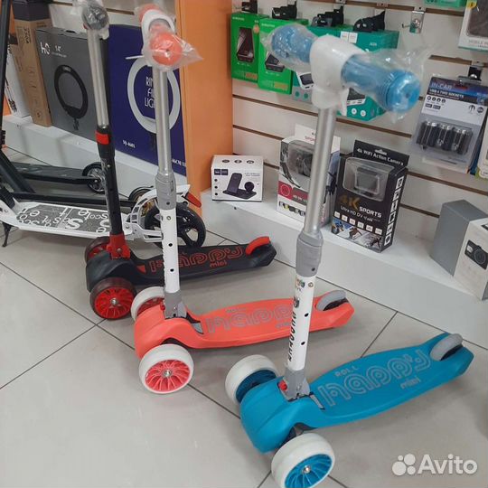 Детские самокаты новые