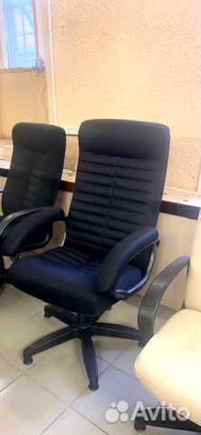 Компьютерное кресло с высокой спинкой новое ткань