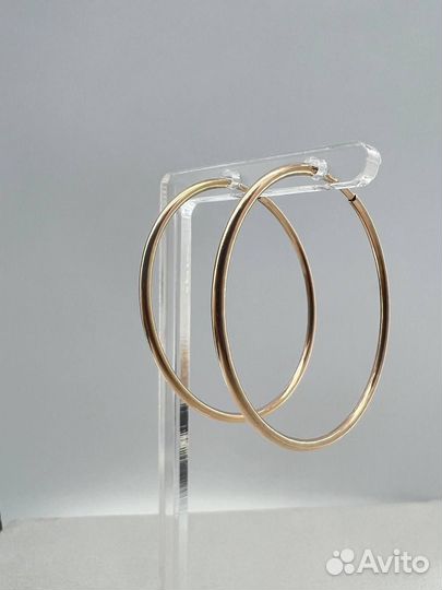 Золотые серьги Конго 585 пробы.Арт 152