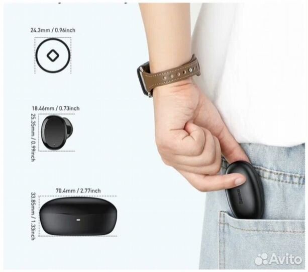 Наушники Baseus True Wireless W11