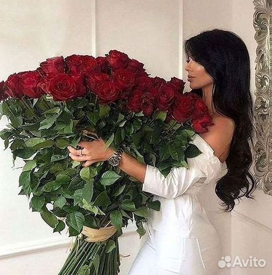 Высокие Розы Гиганты Доставка Круглосуточно