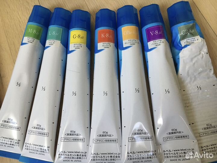 Краска для волос Lebel Materia и ламинирование