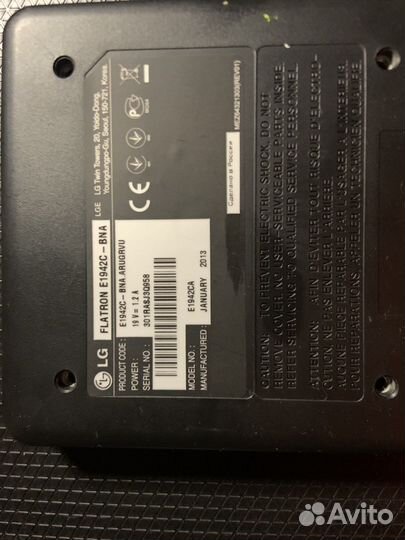 Монитор LG flatron e 1942