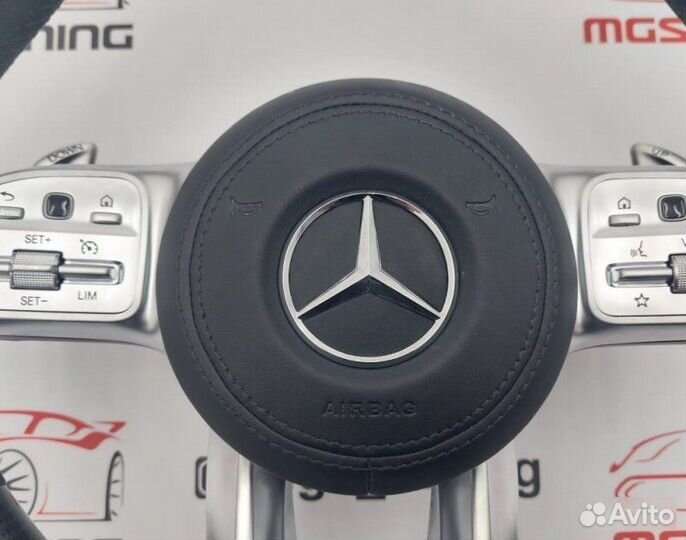 Руль S63 AMG Карбон + алькантара на S-Class W222