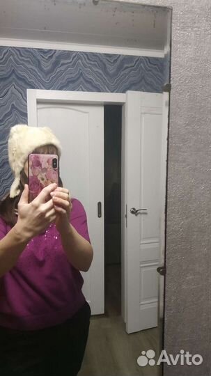 Шапка норковая белая