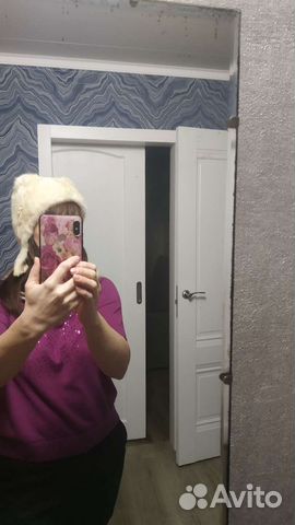 Шапка норковая белая