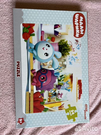 Пазлы детские малышарики, три кота, барбоскины