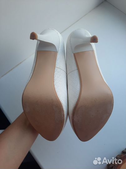 Туфли белые свадебные