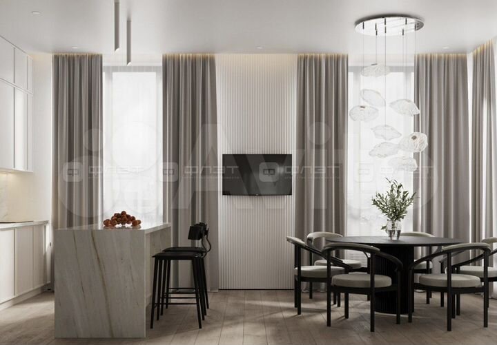 4-к. квартира, 107 м², 13/20 эт.