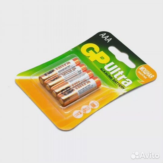 Батарейки GP Ultra Alkaline 24AU (AAA) 1.5V 4 шт