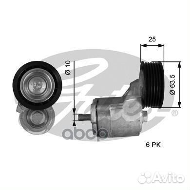Натяжитель ремня приводного chery T38414 Gates