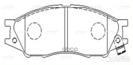 Колодки тормозные дисковые (старый арт. CKN-70)