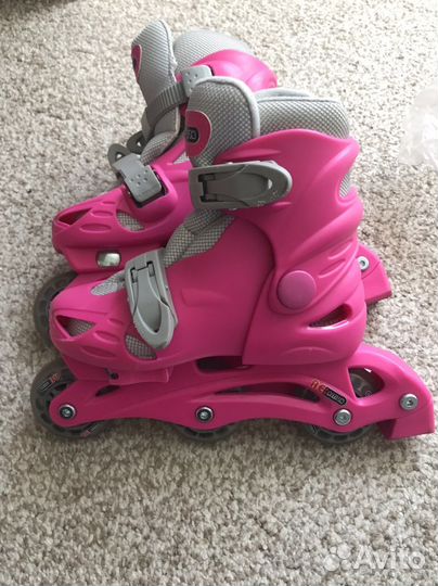 Роликовые коньки детские раздвижные
