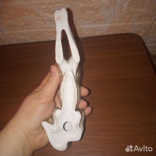 Статуэтка фарфоровая овчарка лфз СССР