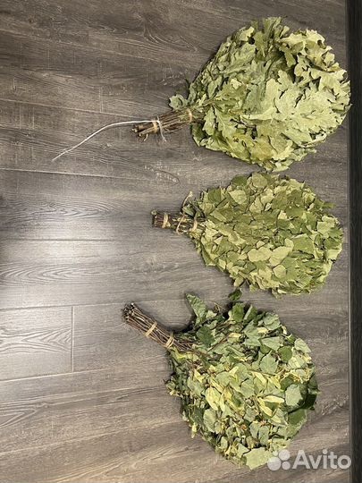 Веники для бани Пихта, Дуб, Липа, Береза