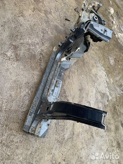 Skoda octavia a5 левый порог с ланжероном