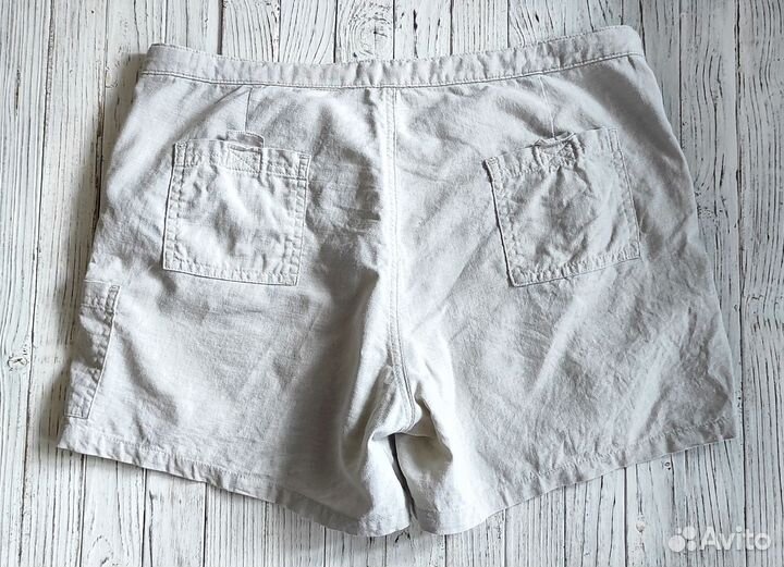 Льняные шорты женские 46