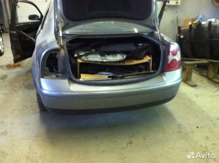 Бампер задний на passat b5+ американец