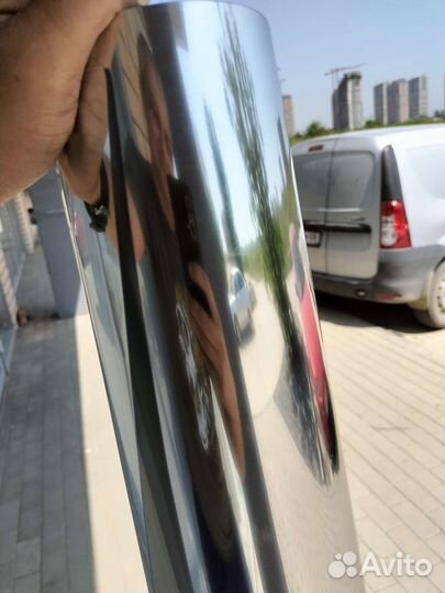 Хром зеркальный серебро