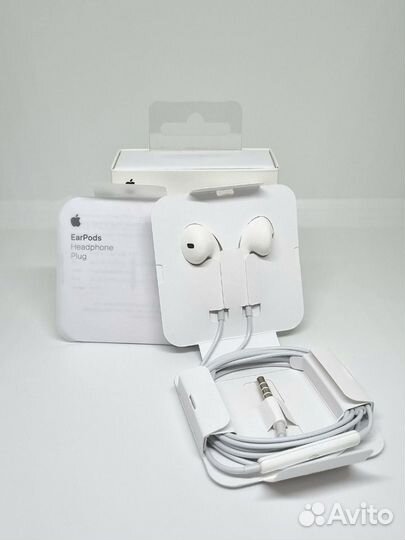 Наушники Apple EarPods с разъёмом 3.5mm (новые)