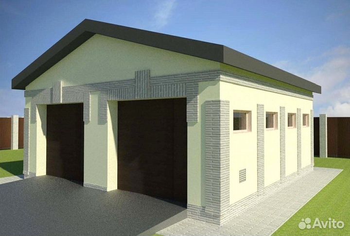 Гараж под ключ по договору