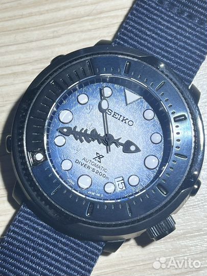 Часы seiko street Save the Ocean mod