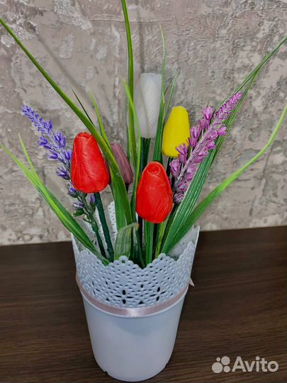 Букеты из мыла ручной работы