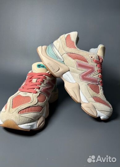 Кроссовки New Balance 9060 Cookie Pink Люкс