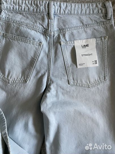 Джинсы lime со стразами