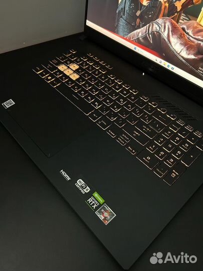 Игровой ноутбук Ryzen 7/RTX3070ti 8GB/16GB DDR5