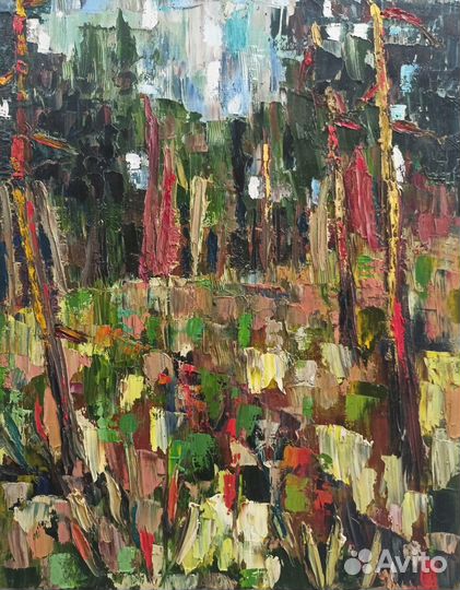 Картина маслом на холсте пейзаж