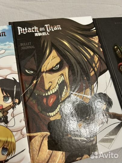 Аниме блокноты Атака титанов bullet journal