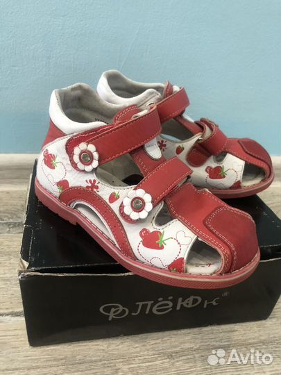 Летние сандалии на девочку 29р