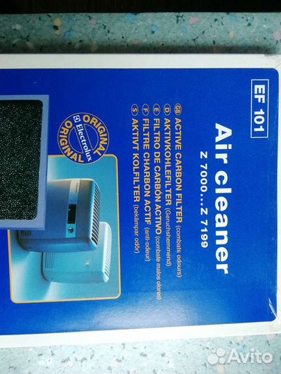 Фильтр воздушный угольный EF-101 Electrolux