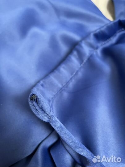 Шторы блэкаут синие