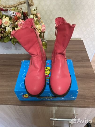 Сапожки для девочки осень