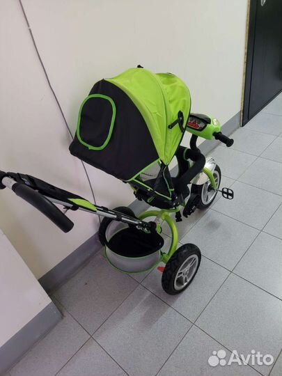 Детский велосипед с ручкой бу