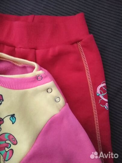 Костюм утепленный для девочки 62-68