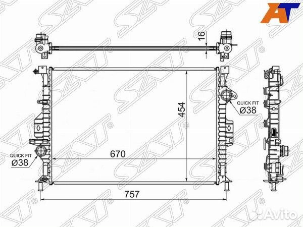 Радиатор volvo S80