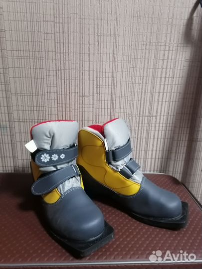 Лыжи+лыжные ботинки