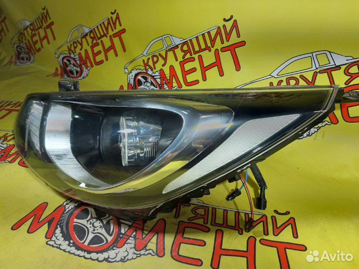 Фара передняя левая Hyundai Solaris седан 1.6 G4FC