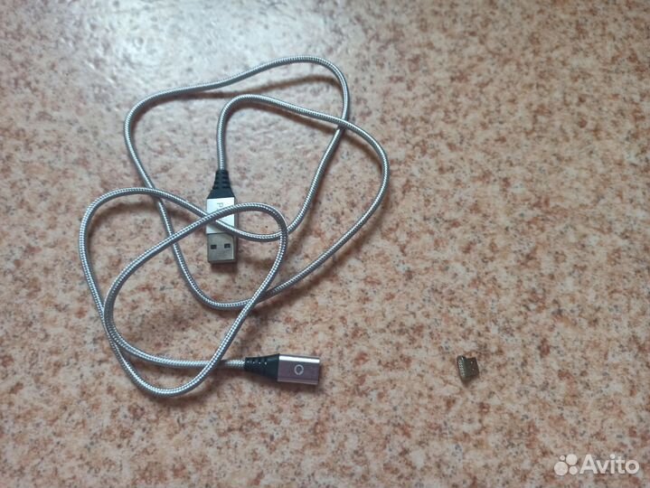 Магнитный USB кабель для зарядки Micro USB