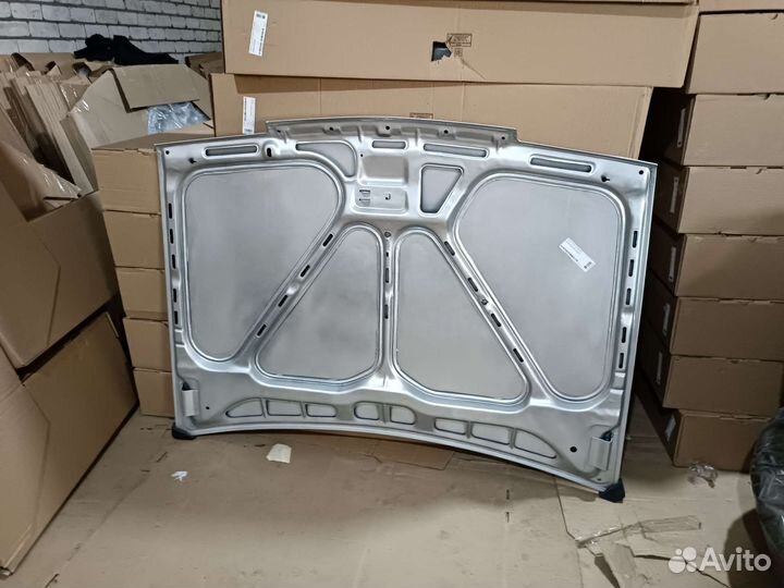 Капот ваз 2108 2109 21099 серебристый