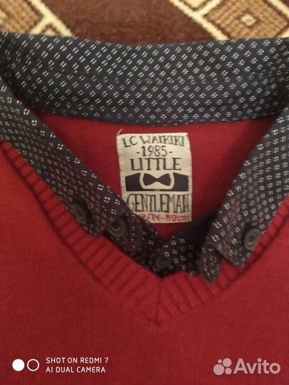 Джемпер детский размер 74-80