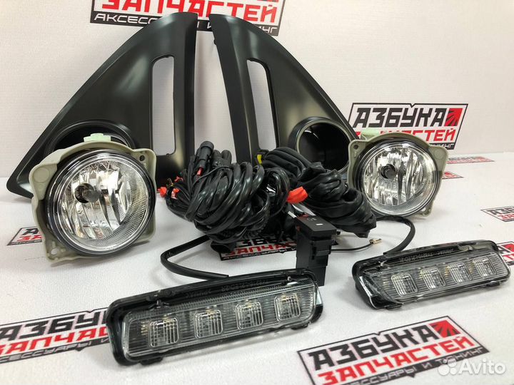 Туманки Toyota Roomy (M900) 2016-2020 год. Установ