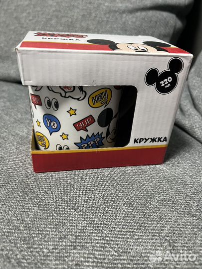 Детская кружка disney микки маус новая