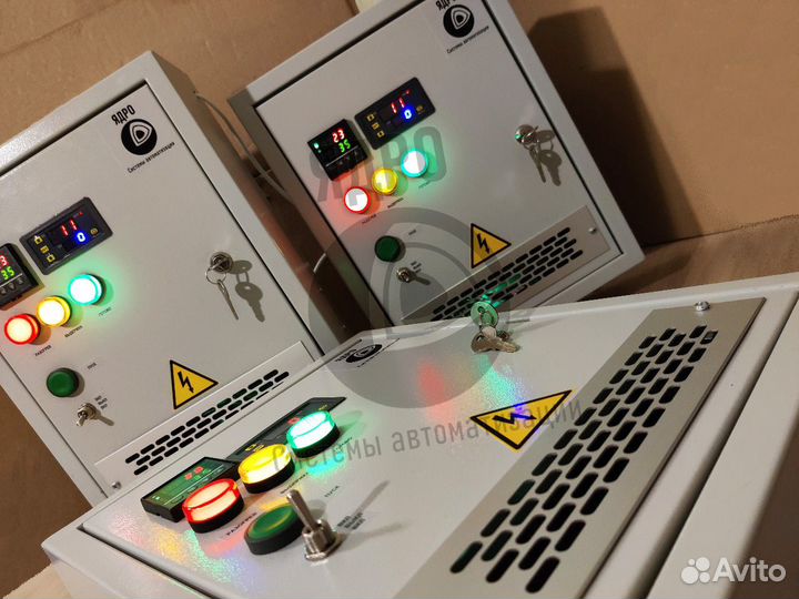 Щит управления печью полимеризации на тэнах